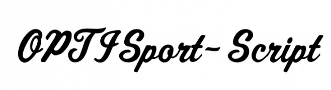 OPTISport-Script  Descarca Fonturi Gratis
