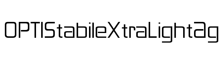 OPTIStabileXtraLightAg  नि: शुल्क फ़ॉन्ट्स डाउनलोड