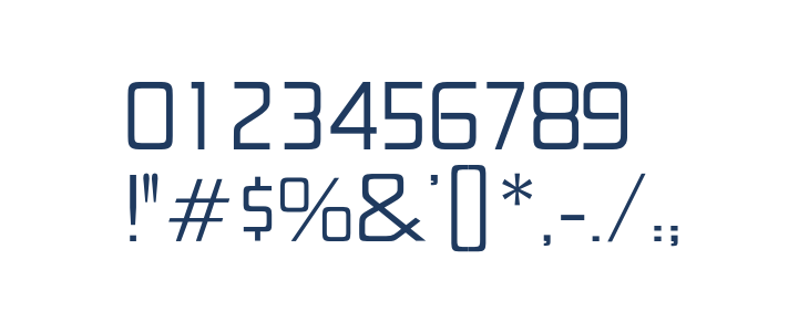 OPTIStabileXtraLightAg Other Characters