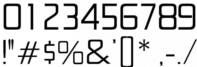 OPTIStabileXtraLightAg Font OTHER CHARS