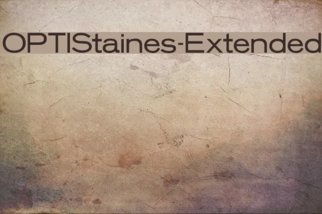 OPTIStaines-Extended Example 1
