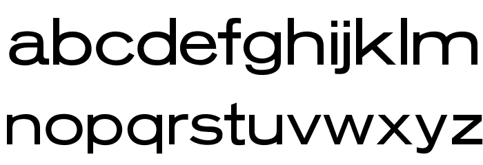 OPTIStaines-Extended Font LOWERCASE