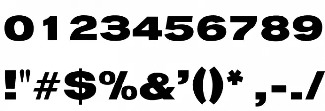 OPTIStainesXtraBoldExtend Schriftart Anderer Schreiben