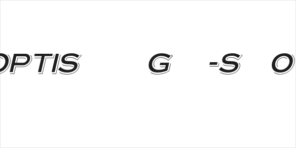 OPTISteelplateGothic-ShadeObl Logo