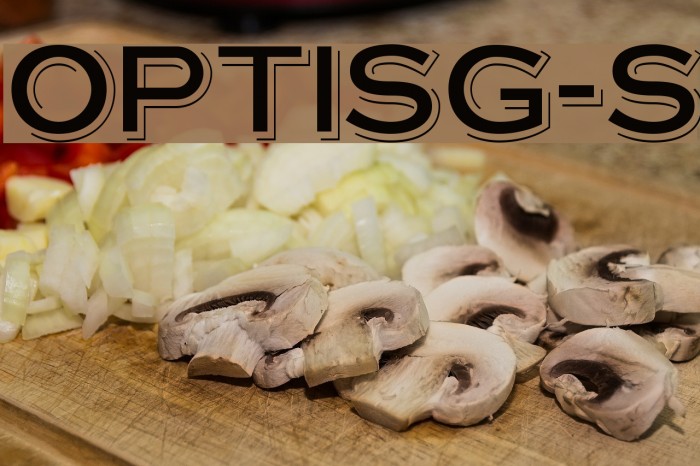 OPTISteelplateGothic-Shade Font examples