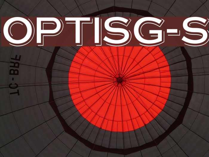 OPTISteelplateGothic-Shade Font examples