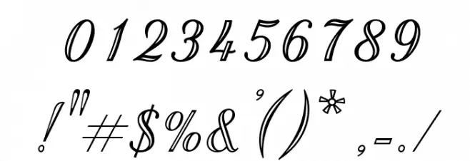 OPTIStoyer-Script Font OTHER CHARS