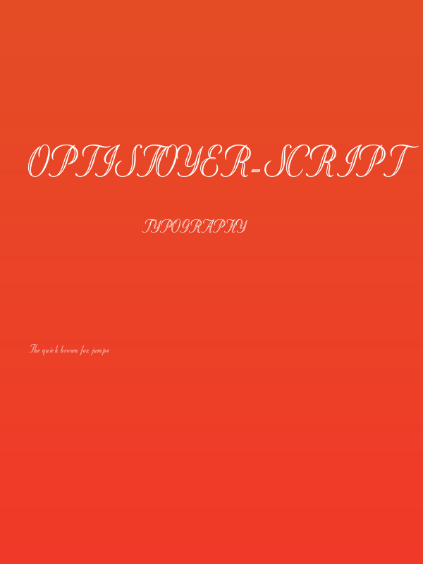 OPTIStoyer-Script Poster