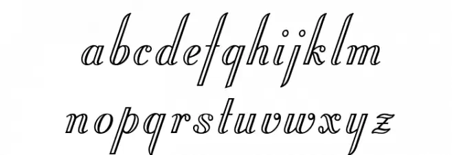 OPTIStoyer-Script 字体 小写