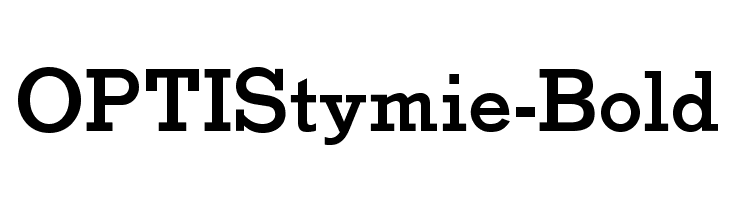 OPTIStymie-Bold Font