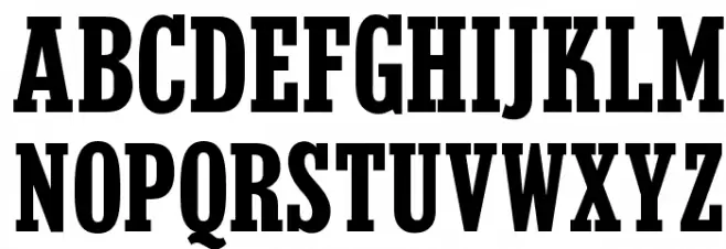 OPTIStymie-BoldCondensed Polices MAJUSCULES