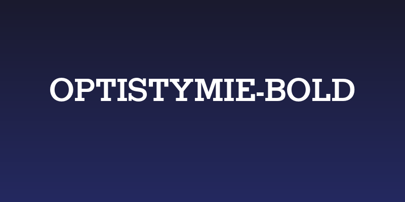 OPTIStymie-Bold Social Header