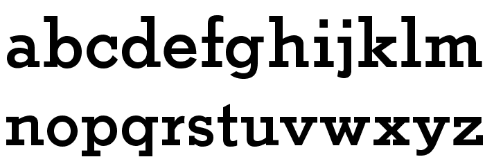 OPTIStymie-Bold Font LOWERCASE