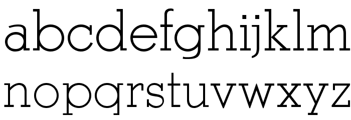OPTIStymie-Light Font LOWERCASE