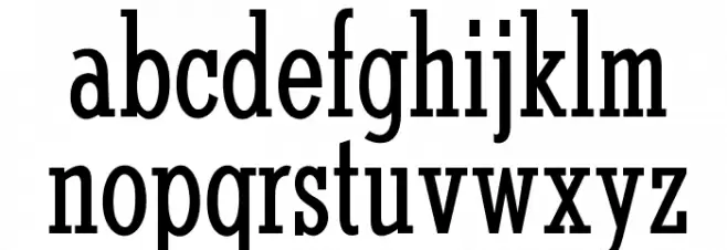 OPTIStymie-MediumCond Шрифта строчной