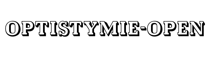 OPTIStymie-Open  フリーフォントのダウンロード