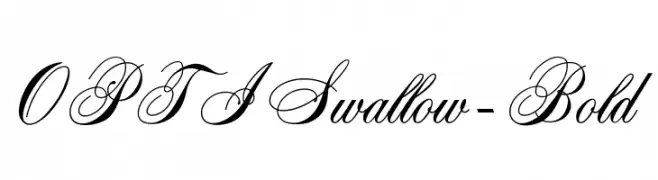 OPTISwallow-Bold  Fuentes Gratis Descargar