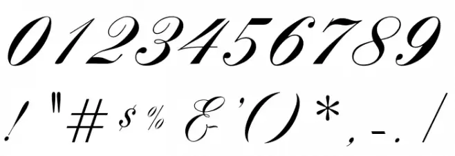 OPTISwallow Font OTHER CHARS