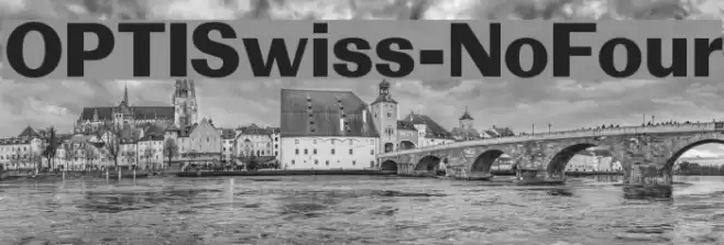 OPTISwiss-NoFour Font examples