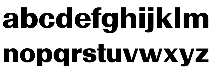 OPTISwiss-NoFour Font LOWERCASE