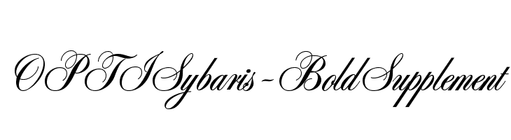 OPTISybaris-BoldSupplement Font