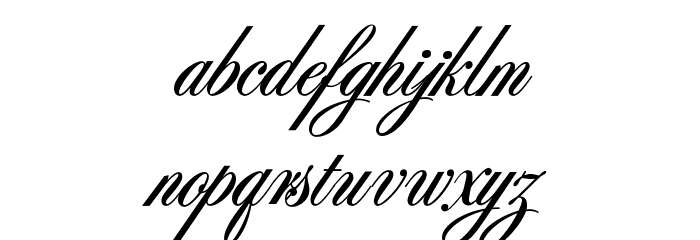 OPTISybaris-BoldSupplement Font LOWERCASE