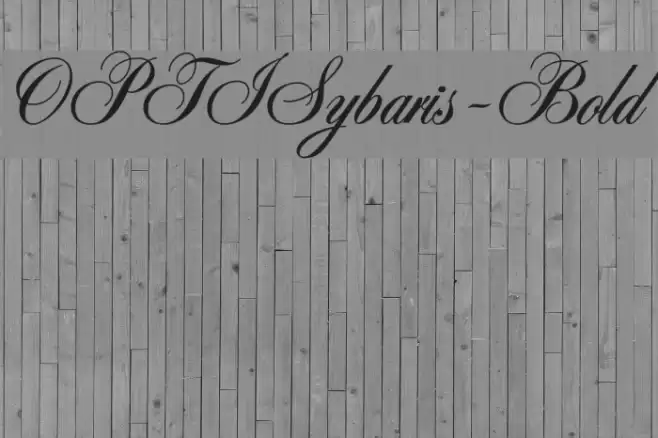 OPTISybaris-Bold Font examples