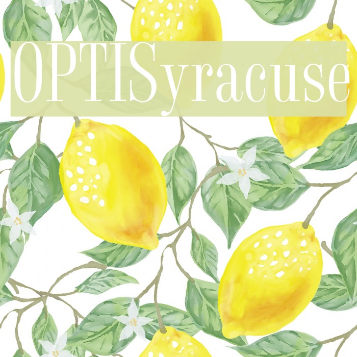 OPTISyracuse Font examples