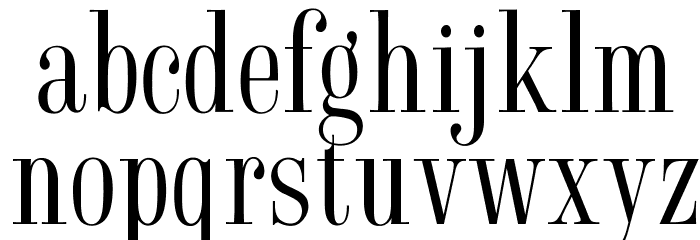 OPTISyracuse Font LOWERCASE