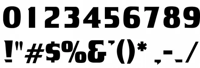 OPTITamil-BlackAgency Font OTHER CHARS