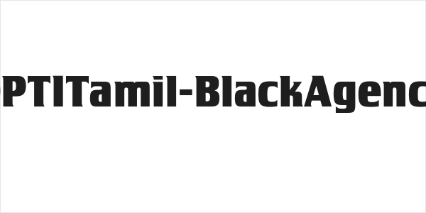 OPTITamil-BlackAgency Logo