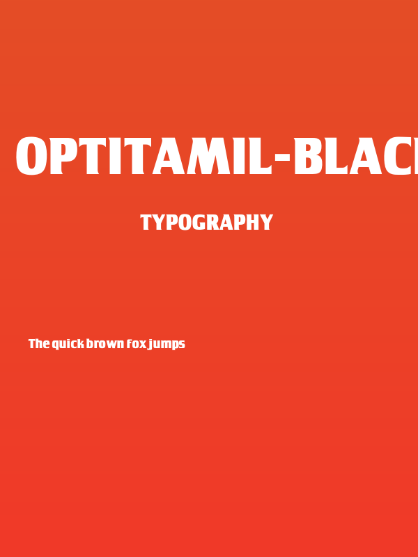 OPTITamil-BlackAgency Poster