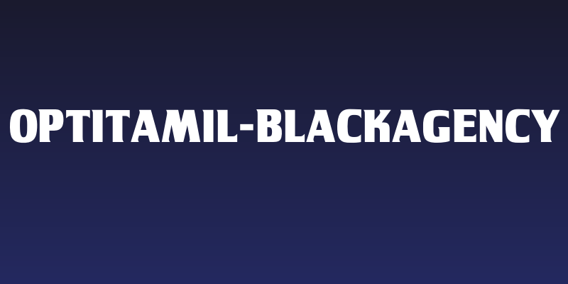 OPTITamil-BlackAgency Social Header