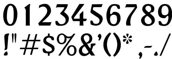 OPTIThaddeus-Light Font OTHER CHARS