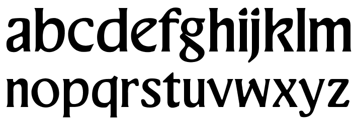 OPTIThaddeus-Light Font LOWERCASE