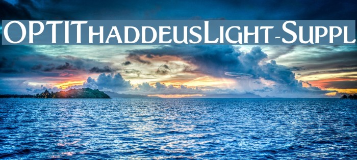 OPTIThaddeusLight-Suppl Example 1