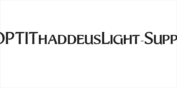 OPTIThaddeusLight-Suppl Logo