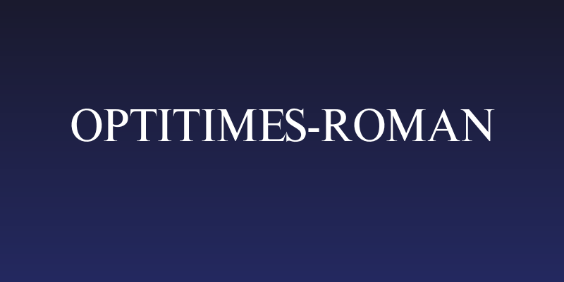 OPTITimes-Roman Social Header