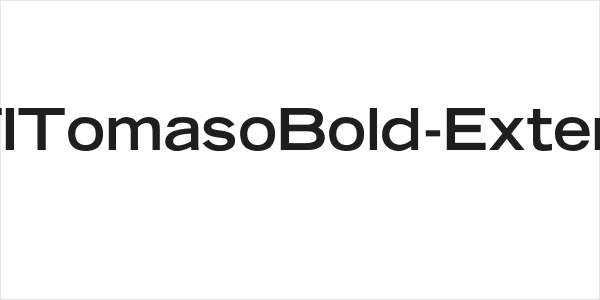 OPTITomasoBold-Extended Logo