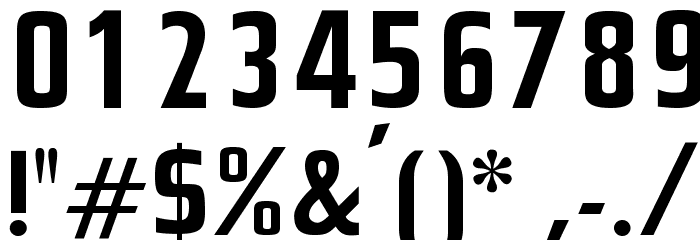 OPTITopic-Bold Font OTHER CHARS