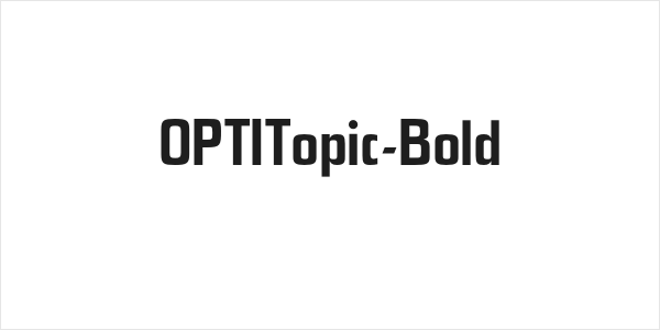 OPTITopic-Bold Logo
