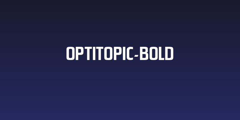 OPTITopic-Bold Social Header