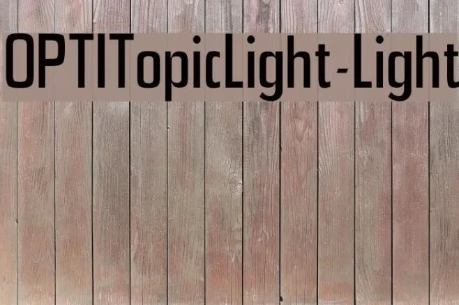 OPTITopicLight-Light Example 3