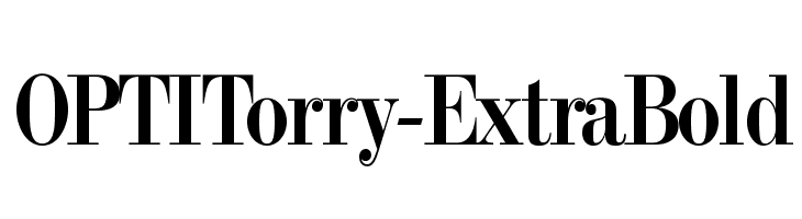 OPTITorry-ExtraBold Font