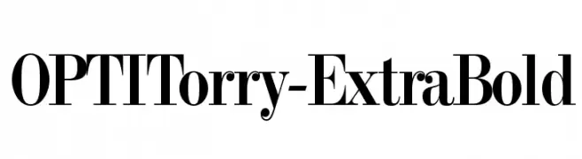 OPTITorry-ExtraBold  baixar fontes gratis