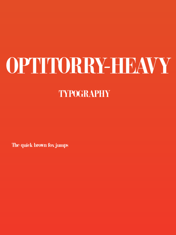 OPTITorry-Heavy Poster
