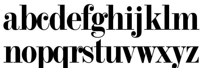 OPTITorry-Heavy Font LOWERCASE