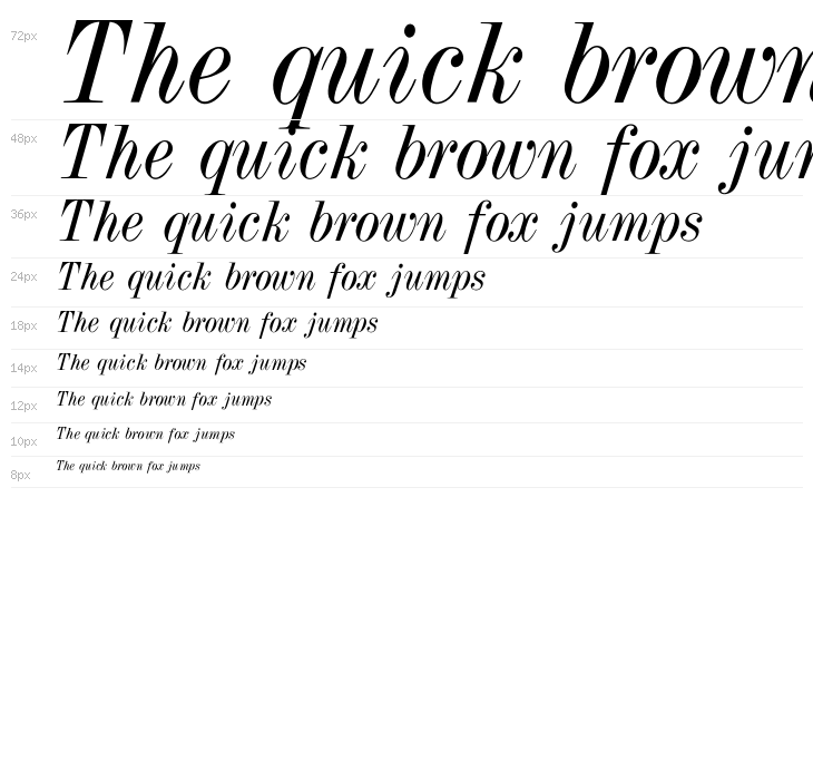 OPTITorry-Italic Waterfall