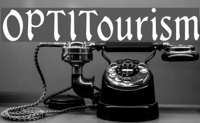 OPTITourism Font examples