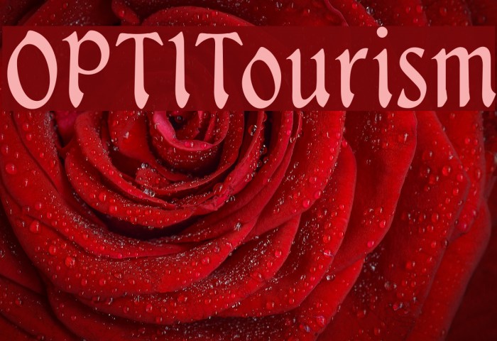 OPTITourism Font examples